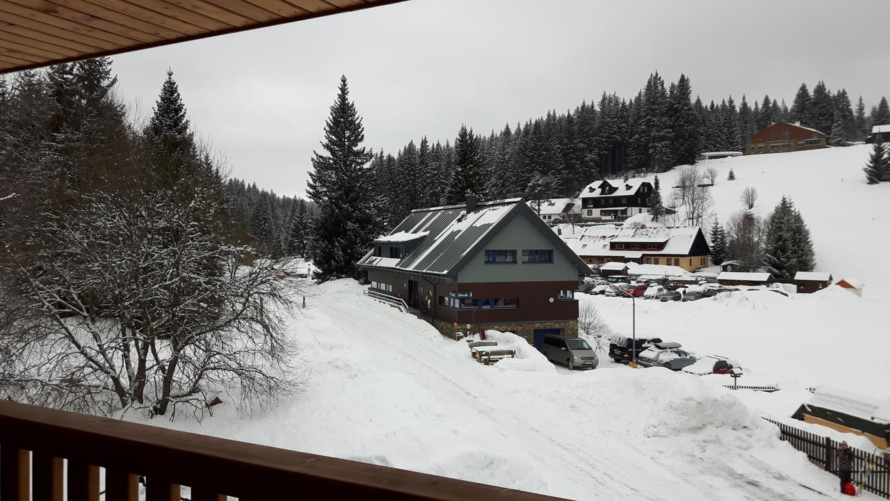 Chata U Tri Sluk Modrava Buitenkant foto